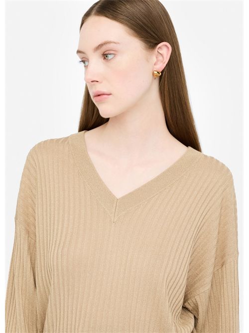 Maglia con scollo a V LIU JO | MF5390MS46J/04869